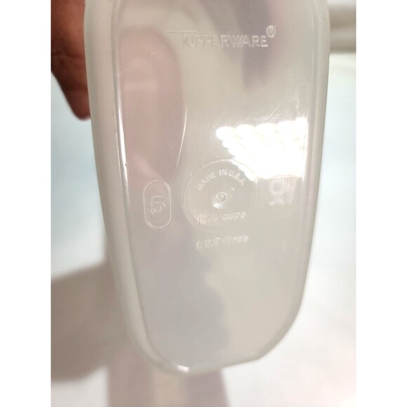 Vintage TUPPERWARE 1615-13 Modular Mate 12 1/4 cup 1616-2 Red Lid - Picture 4 of 7